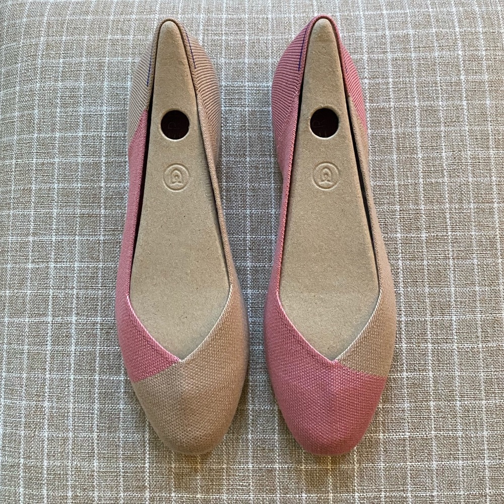 Rothy’s Marta Ferri Rose Camel Merino